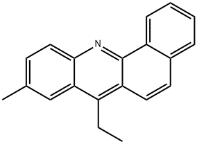 7-Ethyl-9-methylbenz[c]acridine 结构式
