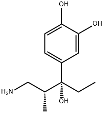 1,2-Benzenediol, 4-[(1R,2R)-3-amino-1-ethyl-1-hydroxy-2-methylpropyl]- (9CI),630395-04-9,结构式