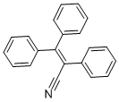 三苯基丙烯腈,6304-33-2,结构式