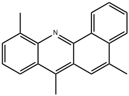 5,7,11-Trimethylbenz[c]acridine Struktur