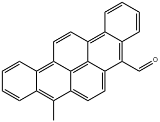 8-Methylbenzo[rst]pentaphene-5-carbaldehyde Struktur