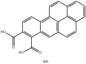 Benzo[a]pyrene-7,8-dicarboxylic acid dipotassium salt Struktur