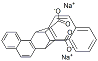 7,14-ジヒドロ-7,14-エタノジベンゾ[a,h]アントラセン-15,16-ジカルボン酸ジナトリウム 化学構造式
