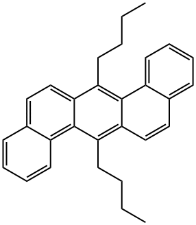 7,14-Dibutyldibenz[a,h]anthracene 结构式