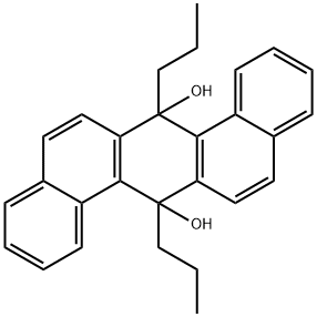 7,14-Dihydro-7,14-dipropyldibenz[a,h]anthracene-7,14-diol Struktur