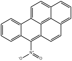 ６－ニトロベンゾ〔ａ〕ピレン 化学構造式
