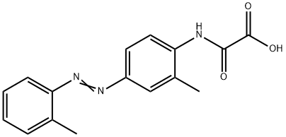 N-[2-Methyl-4-(2-methylphenylazo)phenyl]oxamidic acid Struktur