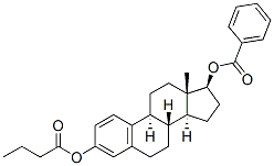 1,3,5(10)-Estratriene-3,17β-diol 17-benzoate 3-butanoate Structure