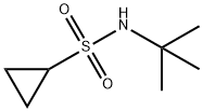 N-(1,1-二甲基乙基)-环丙烷磺胺, 630421-42-0, 结构式
