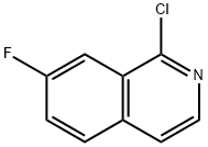 1-CHLORO-7-FLUOROISOQUINOLINE, 630422-89-8, 结构式