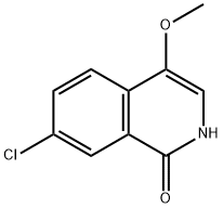 1(2H)-Isoquinolinone, 7-chloro-4-methoxy- Structure