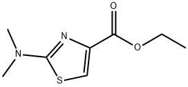 4-Thiazolecarboxylicacid,2-(dimethylamino)-,ethylester(9CI) Struktur