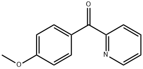 (4-メトキシフェニル)2-ピリジニルメタノン 化学構造式