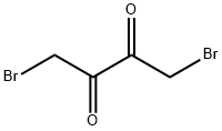 1,4-ジブロモ-2,3-ブタンジオン 化学構造式