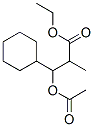 ethyl 3-acetyloxy-3-cyclohexyl-2-methyl-propanoate Structure