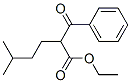 ethyl 2-benzoyl-5-methyl-hexanoate Struktur