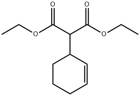 diethyl 2-(1-cyclohex-2-enyl)propanedioate Structure