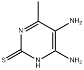 4,5-Diamino-6-methyl-2-thiopyrimidine Struktur