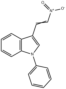 3-(2-NITROVINYL)-1-PHENYLINDOLE Struktur