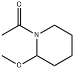 Piperidine, 1-acetyl-2-methoxy- (9CI) Structure