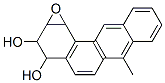 Benzo(6,7)phenanthro(3,4-b)oxirene-2,3-diol, 1a,2,3,11c-tetrahydro-6-m ethyl- Structure