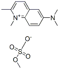 6-(dimethylamino)-1,2-dimethylquinolinium methyl sulphate Structure