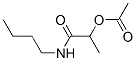 1-(butylcarbamoyl)ethyl acetate Struktur