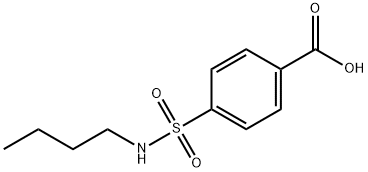 4-(butylsulfamoyl)benzoic acid Structure
