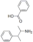 benzoic acid, 3-phenylbutan-2-amine Structure