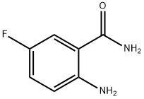 2-アミノ-5-フルオロベンズアミド 化学構造式
