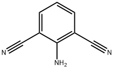 2-氨基间苯二腈, 63069-52-3, 结构式