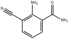 Benzamide, 2-amino-3-cyano- (9CI) Structure