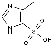 5-メチル-1H-イミダゾール-4-スルホン酸 化学構造式