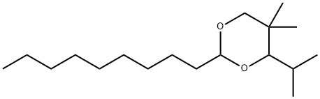 5,5-dimethyl-2-nonyl-4-propan-2-yl-1,3-dioxane Structure