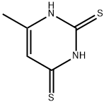 6-methyl-1H,3H-pyrimidine-2,4-dithione Struktur