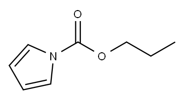 propyl pyrrole-1-carboxylate 结构式