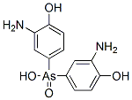 bis(3-amino-4-hydroxy-phenyl)arsinic acid Struktur