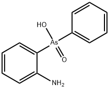 (2-aminophenyl)-phenyl-arsinic acid 化学構造式