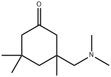 3-(dimethylaminomethyl)-3,5,5-trimethyl-cyclohexan-1-one Structure