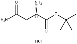 L-アスパラギンTERT-ブチルエステル塩酸塩 化学構造式