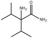 Butanamide,  2-amino-3-methyl-2-(1-methylethyl)- Struktur