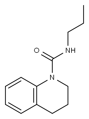 1(2H)-QUINOLINECARBOXAMIDE, 3,4-DIHYDRO-N-PROPYL- Struktur