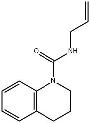 1(2H)-QUINOLINECARBOXAMIDE, 3,4-DIHYDRO-N-2-PROPENYL- Struktur