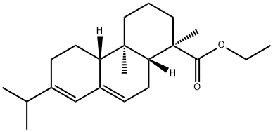 アビエチン酸エチル 化学構造式