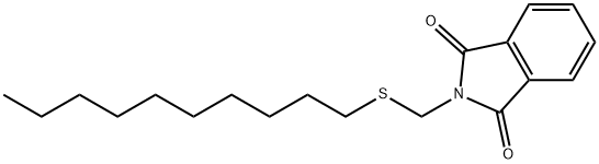2-(decylsulfanylmethyl)isoindole-1,3-dione Struktur