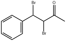 4-フェニル-3,4-ジブロモ-2-ブタノン 化学構造式