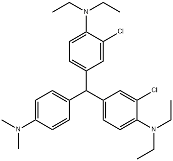 6310-61-8 2-chloro-4-[(3-chloro-4-diethylamino-phenyl)-(4-dimethylaminophenyl)me thyl]-N,N-diethyl-aniline