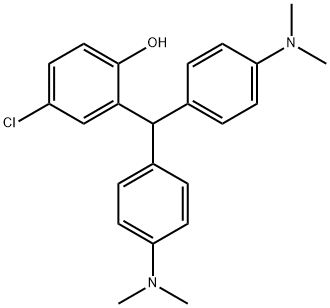 2-[bis(4-dimethylaminophenyl)methyl]-4-chloro-phenol Structure