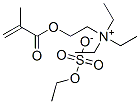 triethyl[2-[(2-methyl-1-oxoallyl)oxy]ethyl]ammonium ethyl sulphate,63101-12-2,结构式