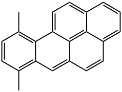 7,10-ジメチルベンゾ[a]ピレン 化学構造式